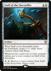 Staff of the Storyteller [Phyrexia: All Will Be One Commander] | Gaming Infinity