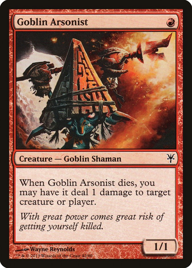 Goblin Arsonist [Duel Decks: Sorin vs. Tibalt] | Gaming Infinity