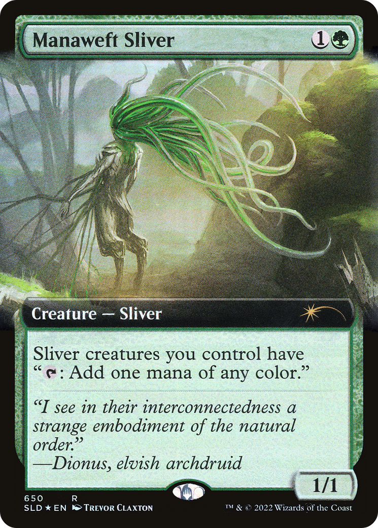 Manaweft Sliver (Extended Art) [Secret Lair Drop Promos] | Gaming Infinity