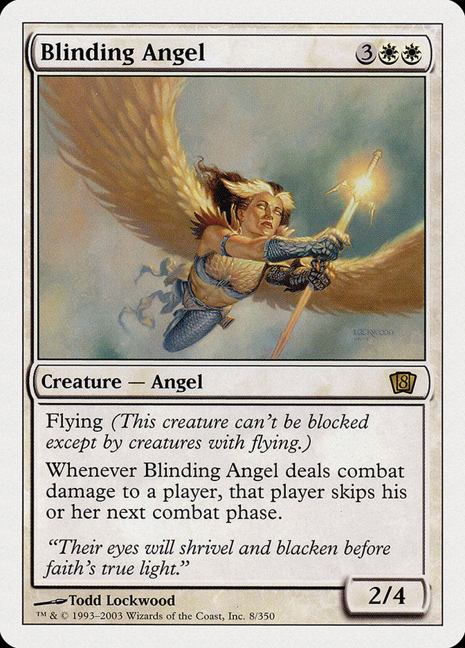 Blinding Angel (8th Edition) [Oversize Cards] | Gaming Infinity