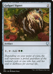 Golgari Signet [Phyrexia: All Will Be One Commander] | Gaming Infinity