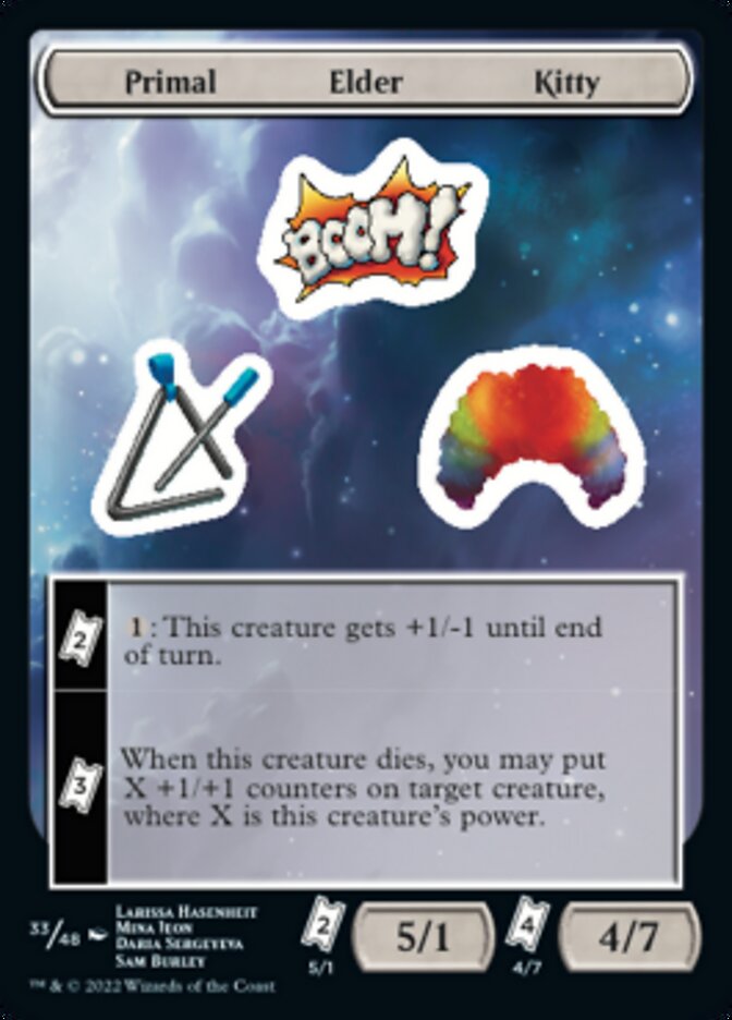 Primal Elder Kitty [Unfinity Stickers] | Gaming Infinity