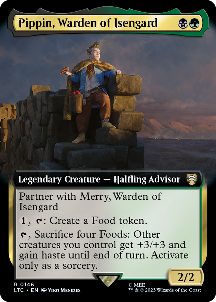 Pippin, Warden of Isengard (Extended Art) [The Lord of the Rings: Tales of Middle-Earth Commander] | Gaming Infinity