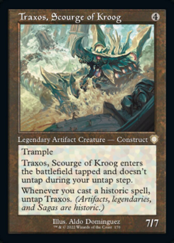 Traxos, Scourge of Kroog (Retro) [The Brothers' War Commander] | Gaming Infinity