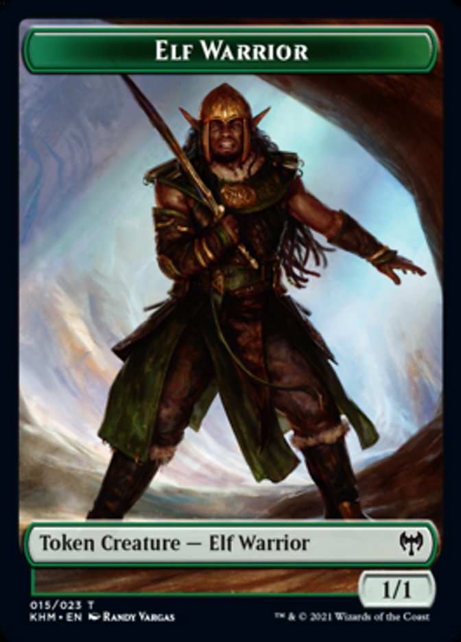 Elf Warrior Token [Kaldheim Tokens] | Gaming Infinity