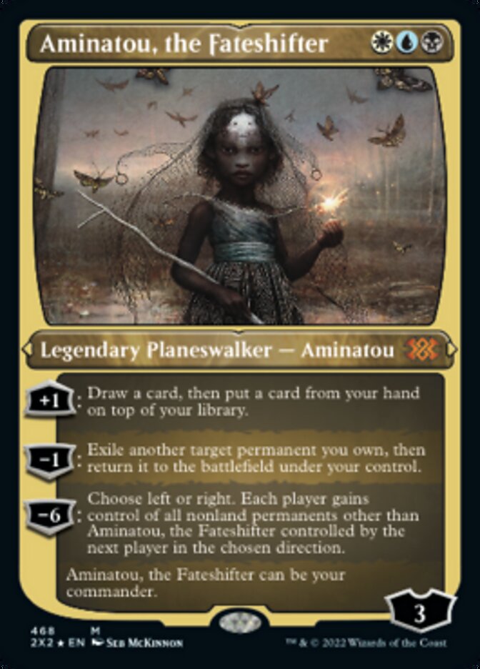 Aminatou, the Fateshifter (Foil Etched) [Double Masters 2022] | Gaming Infinity