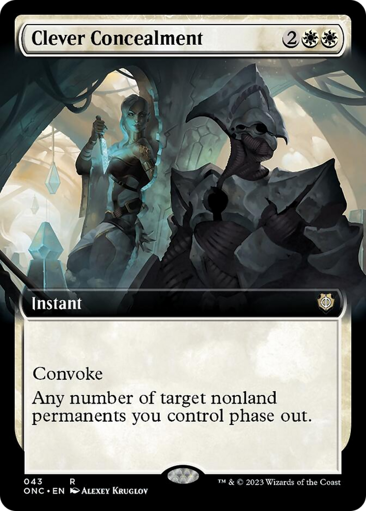 Clever Concealment (Extended Art) [Phyrexia: All Will Be One Commander] | Gaming Infinity