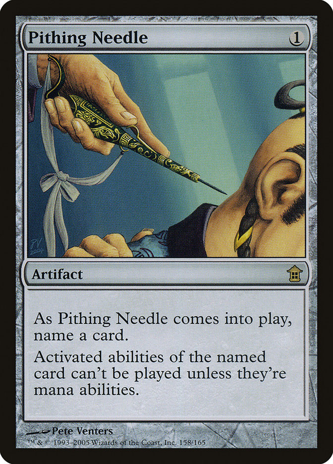 Pithing Needle [Saviors of Kamigawa] | Gaming Infinity