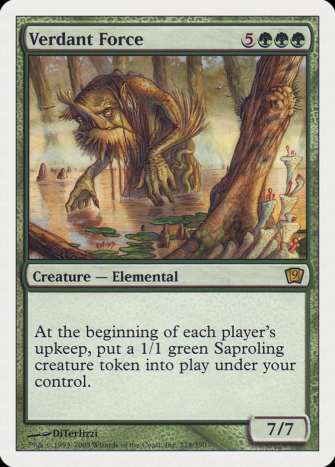 Verdant Force (9th Edition) [Oversize Cards] | Gaming Infinity