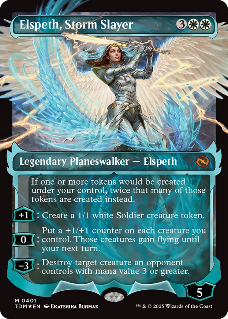 Elspeth, Storm Slayer (Showcase) [Tarkir: Dragonstorm] | Gaming Infinity