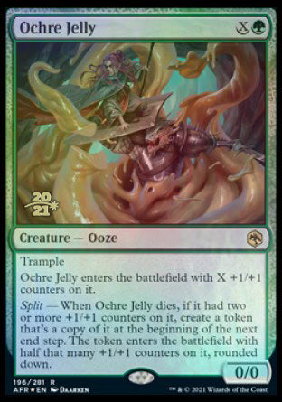 Ochre Jelly [Dungeons & Dragons: Adventures in the Forgotten Realms Prerelease Promos] | Gaming Infinity