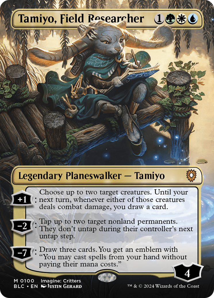 Tamiyo, Field Researcher (Borderless) [Bloomburrow Commander] | Gaming Infinity