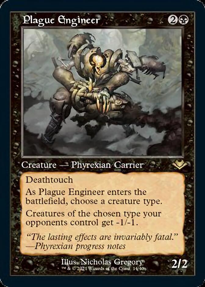 Plague Engineer (Retro Foil Etched) [Modern Horizons] | Gaming Infinity