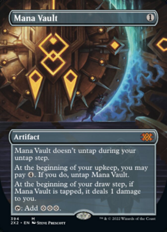 Mana Vault (Borderless Alternate Art) [Double Masters 2022] | Gaming Infinity