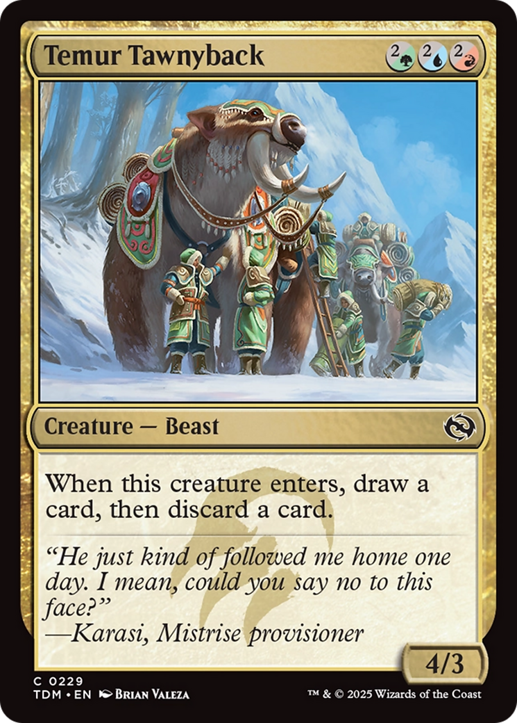 Temur Tawnyback [Tarkir: Dragonstorm] | Gaming Infinity