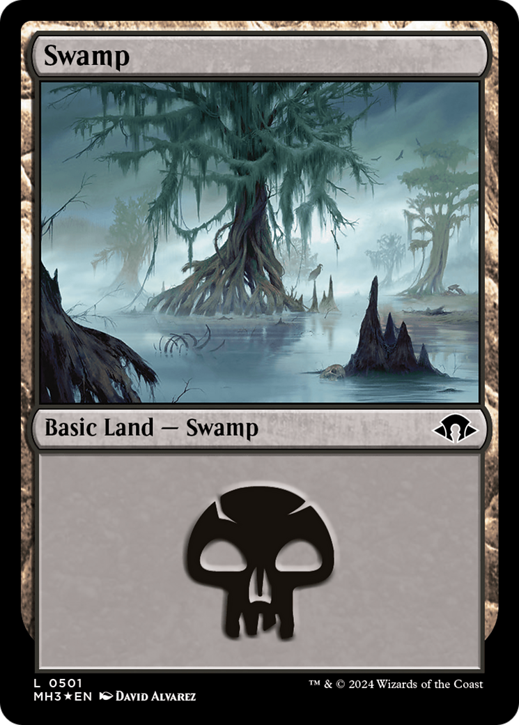 Swamp (0501) (Ripple Foil) [Modern Horizons 3] | Gaming Infinity