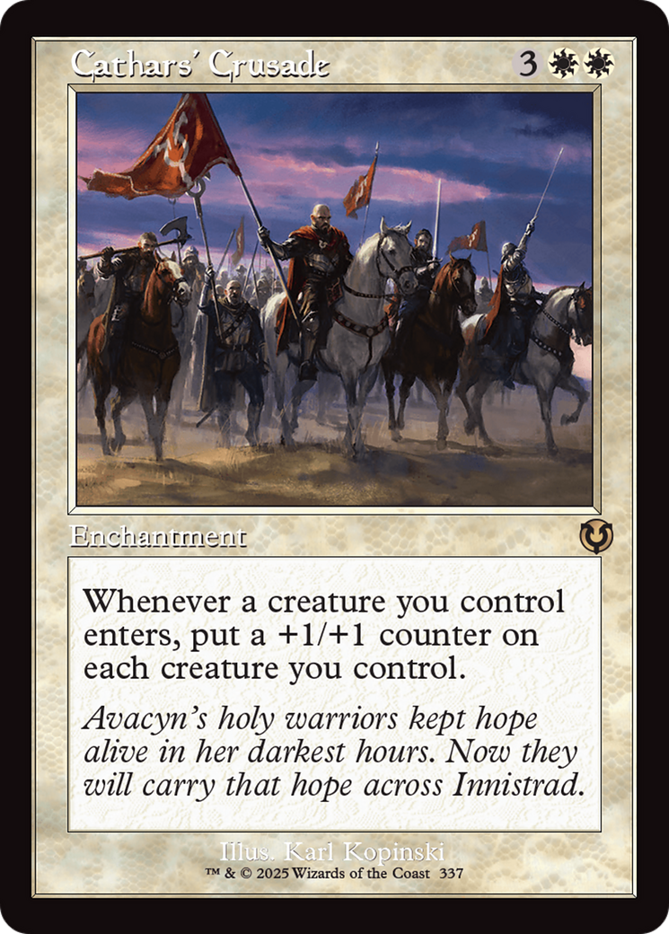 Cathars' Crusade (Retro Frame) [Innistrad Remastered] | Gaming Infinity