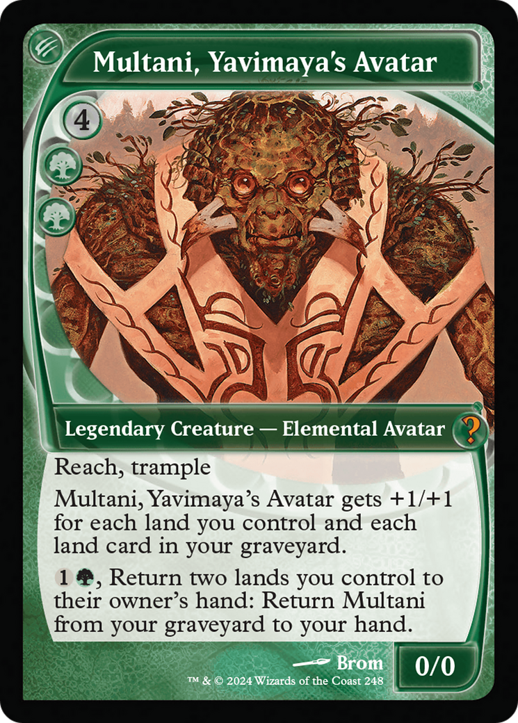 Multani, Yavimaya's Avatar (Future Sight) [Mystery Booster 2] | Gaming Infinity