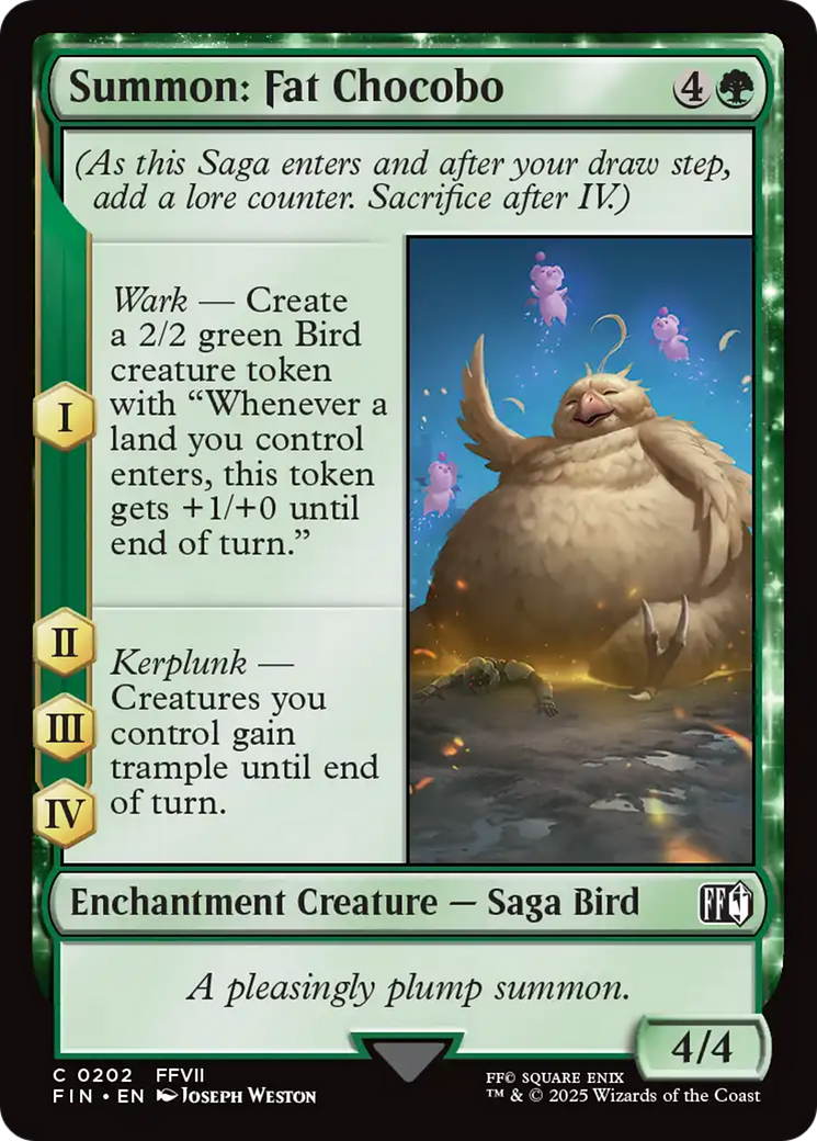 Summon: Fat Chocobo [FINAL FANTASY] | Gaming Infinity