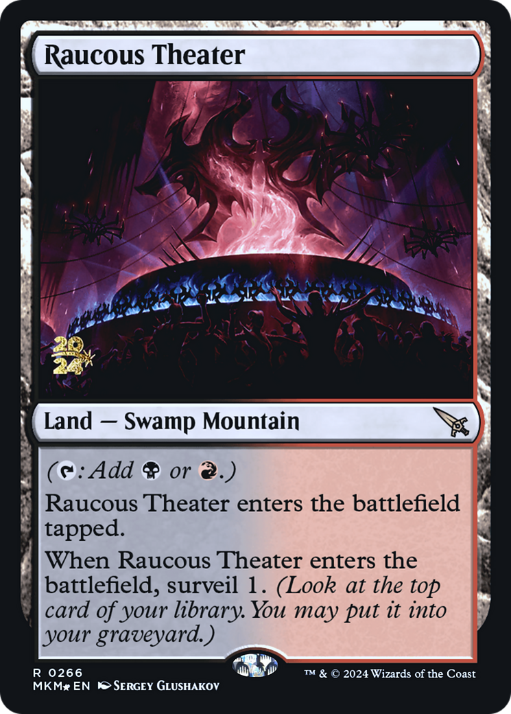 Raucous Theater [Murders at Karlov Manor Prerelease Promos] | Gaming Infinity