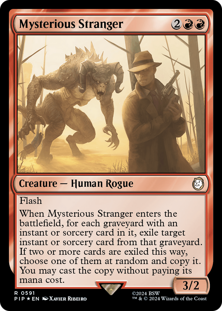 Mysterious Stranger (Surge Foil) [Fallout] | Gaming Infinity