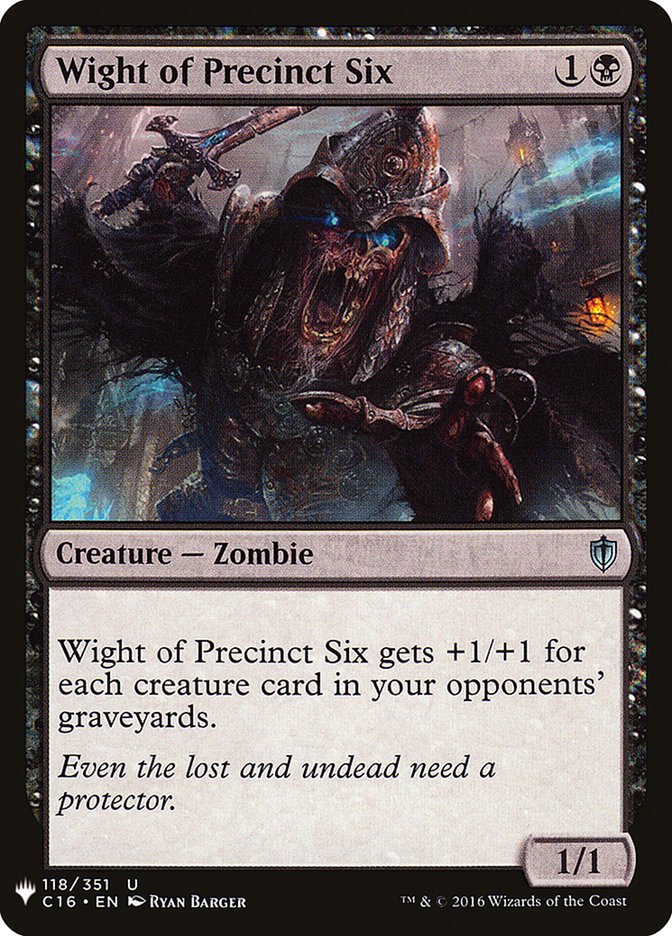 Wight of Precinct Six [Mystery Booster] | Gaming Infinity