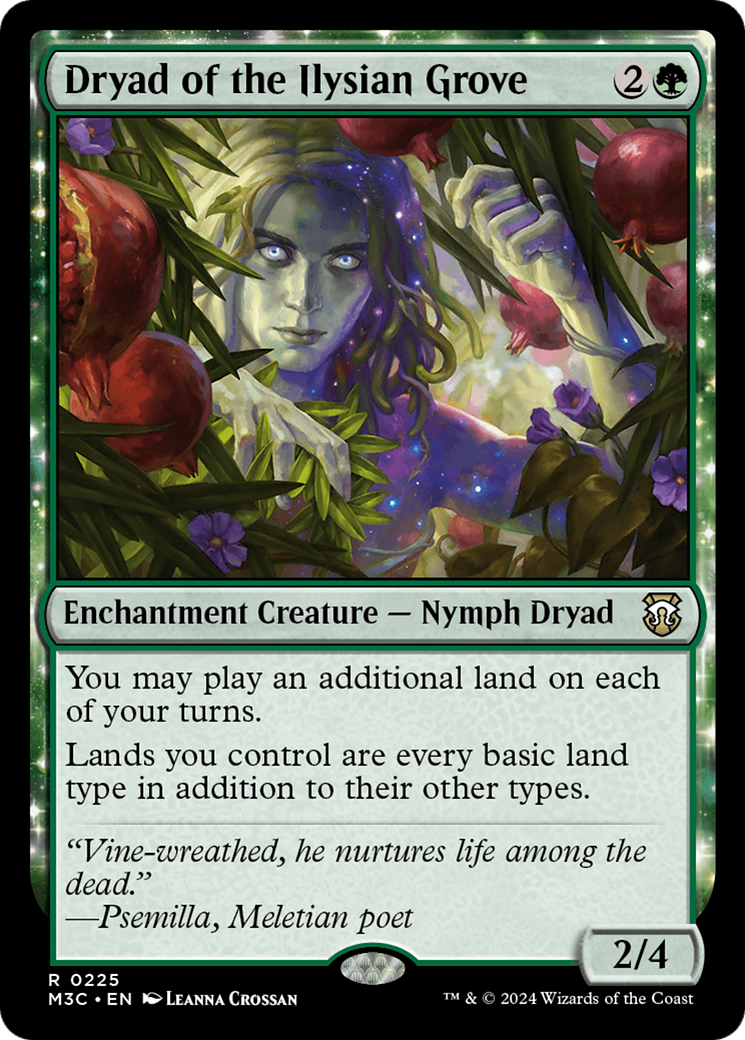 Dryad of the Ilysian Grove (Ripple Foil) [Modern Horizons 3 Commander] | Gaming Infinity