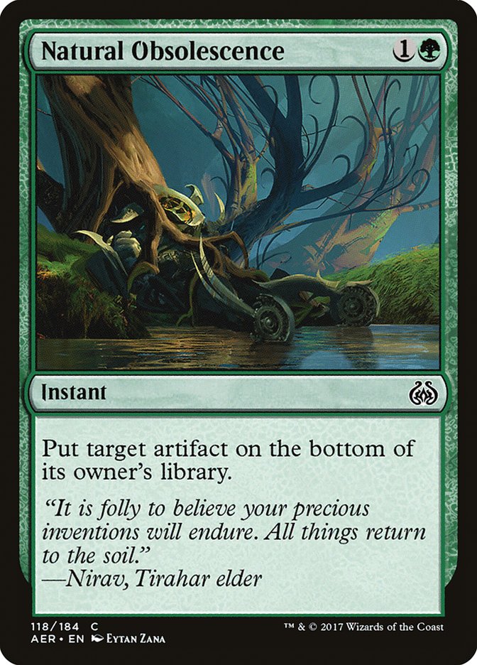 Natural Obsolescence [Aether Revolt] | Gaming Infinity