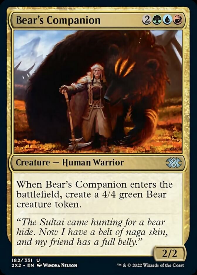 Bear's Companion [Double Masters 2022] | Gaming Infinity