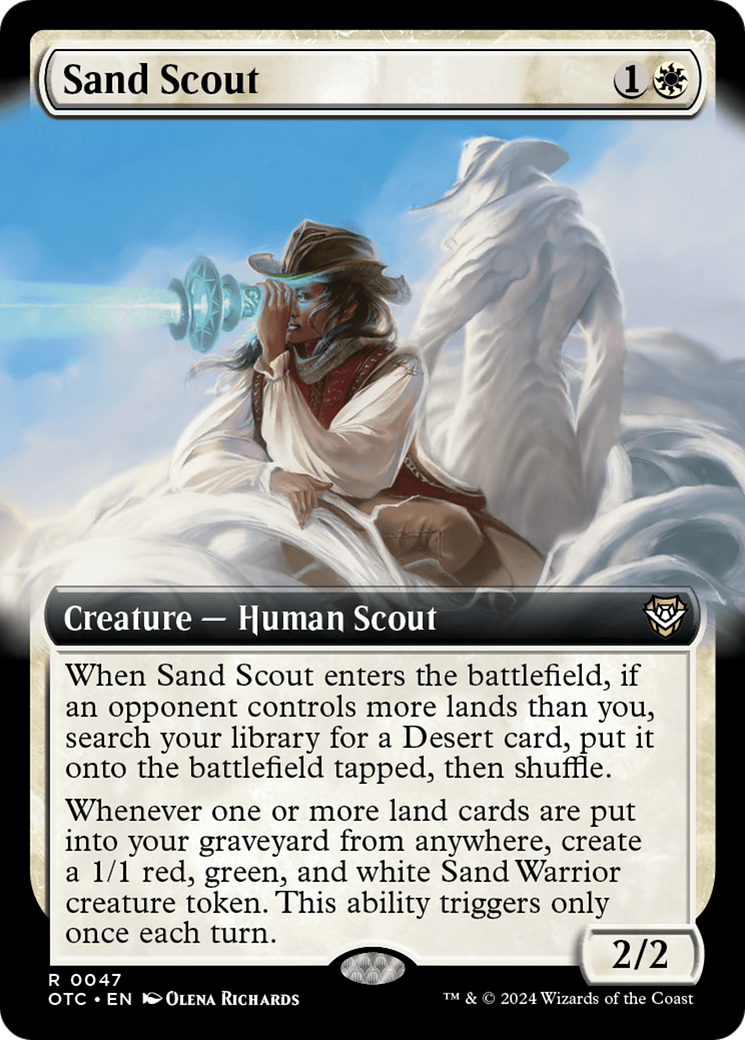 Sand Scout (Extended Art) [Outlaws of Thunder Junction Commander] | Gaming Infinity