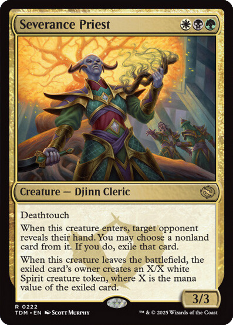 Severance Priest [Tarkir: Dragonstorm] | Gaming Infinity