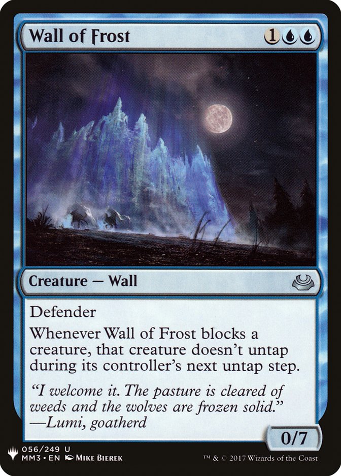 Wall of Frost [Mystery Booster] | Gaming Infinity