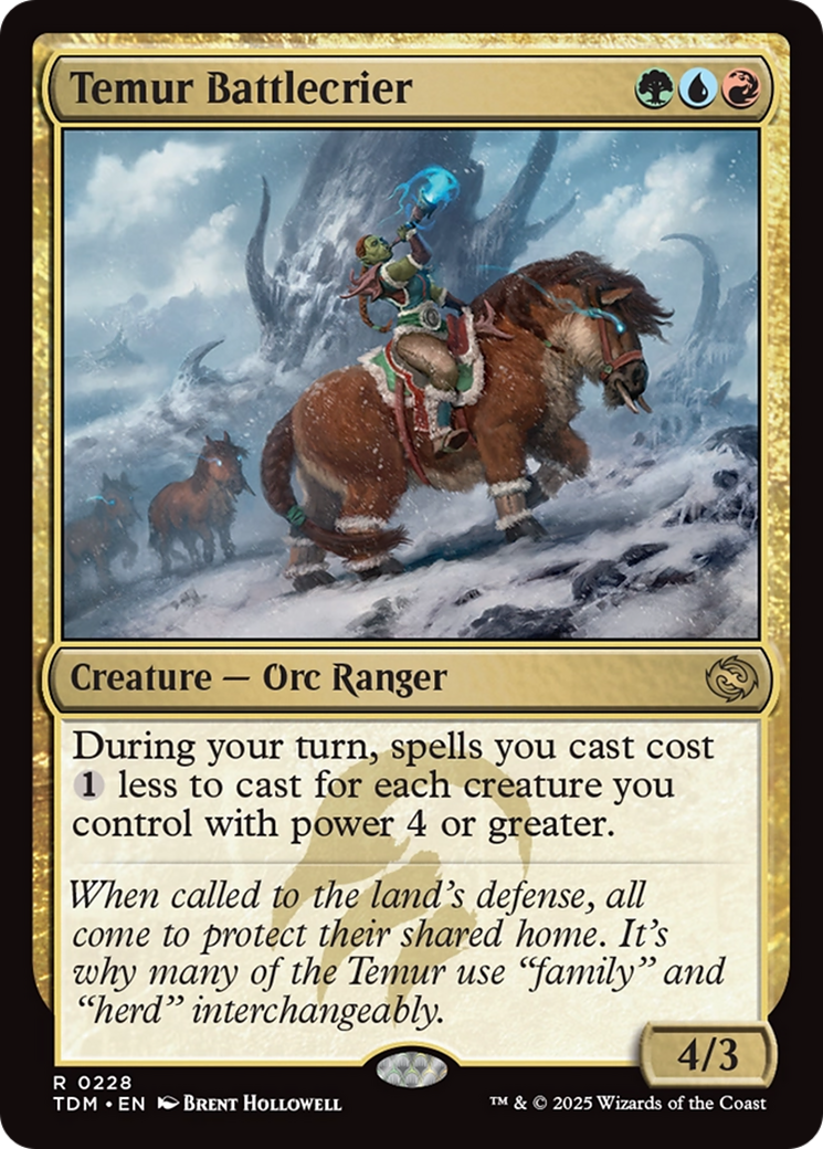 Temur Battlecrier [Tarkir: Dragonstorm] | Gaming Infinity