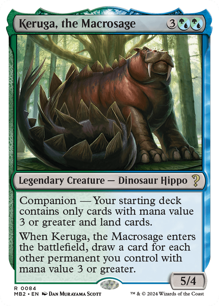 Keruga, the Macrosage (White Border) [Mystery Booster 2] | Gaming Infinity