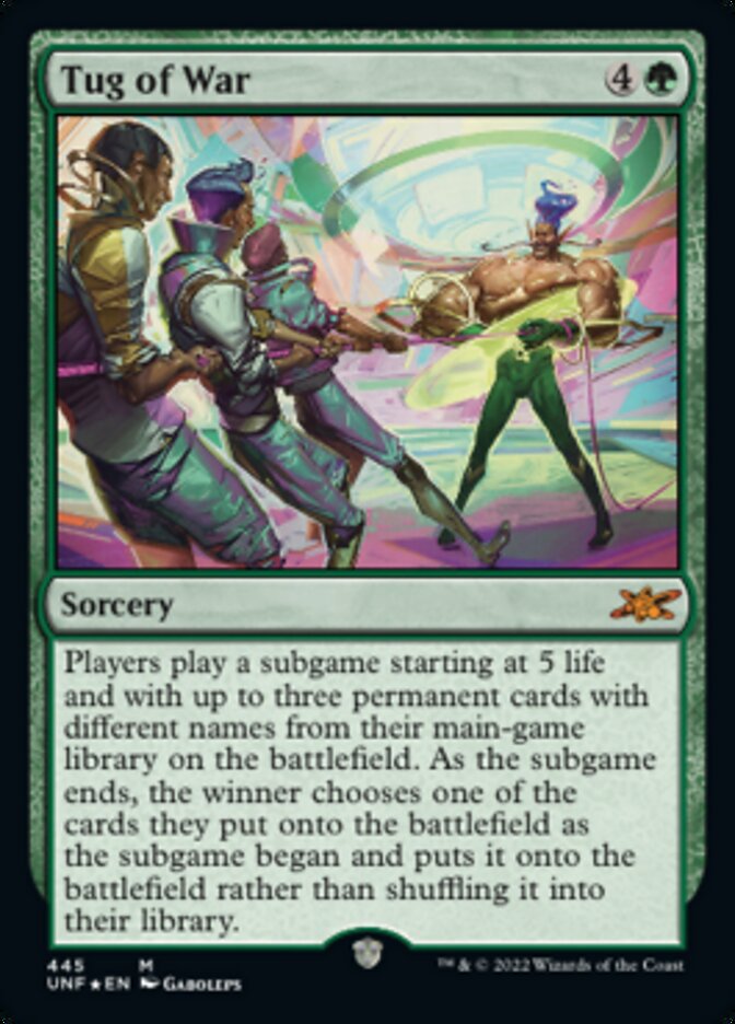 Tug of War (Galaxy Foil) [Unfinity] | Gaming Infinity