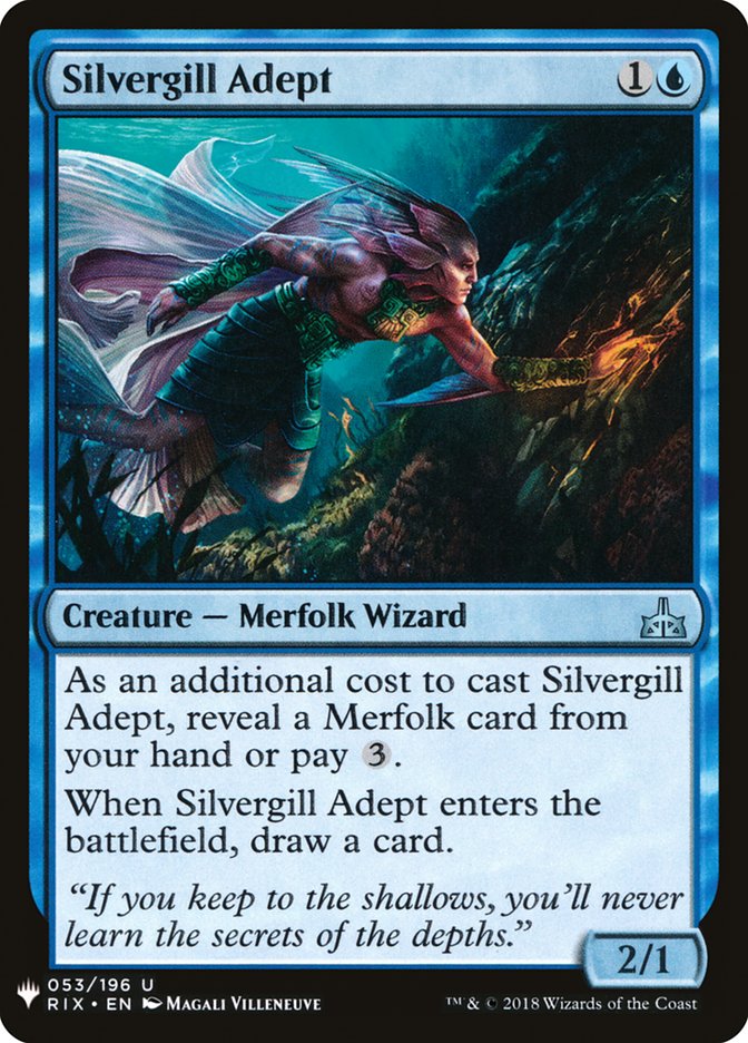 Silvergill Adept [Mystery Booster] | Gaming Infinity