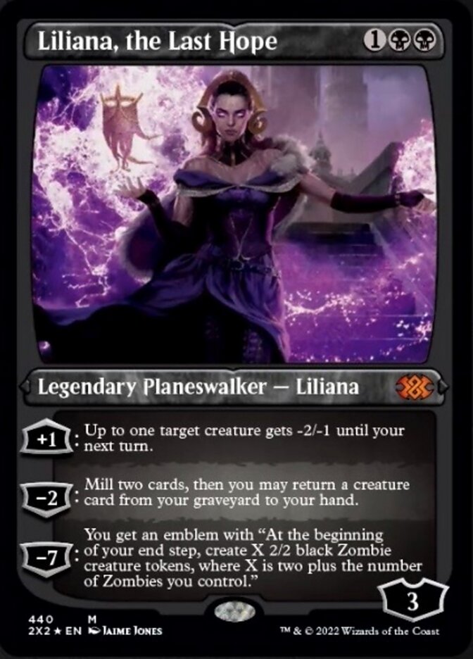 Liliana, the Last Hope (Foil Etched) [Double Masters 2022] | Gaming Infinity