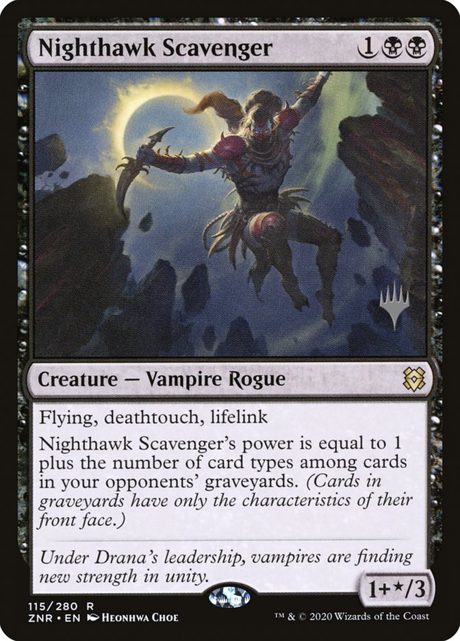 Nighthawk Scavenger (Promo Pack) [Zendikar Rising Promos] | Gaming Infinity