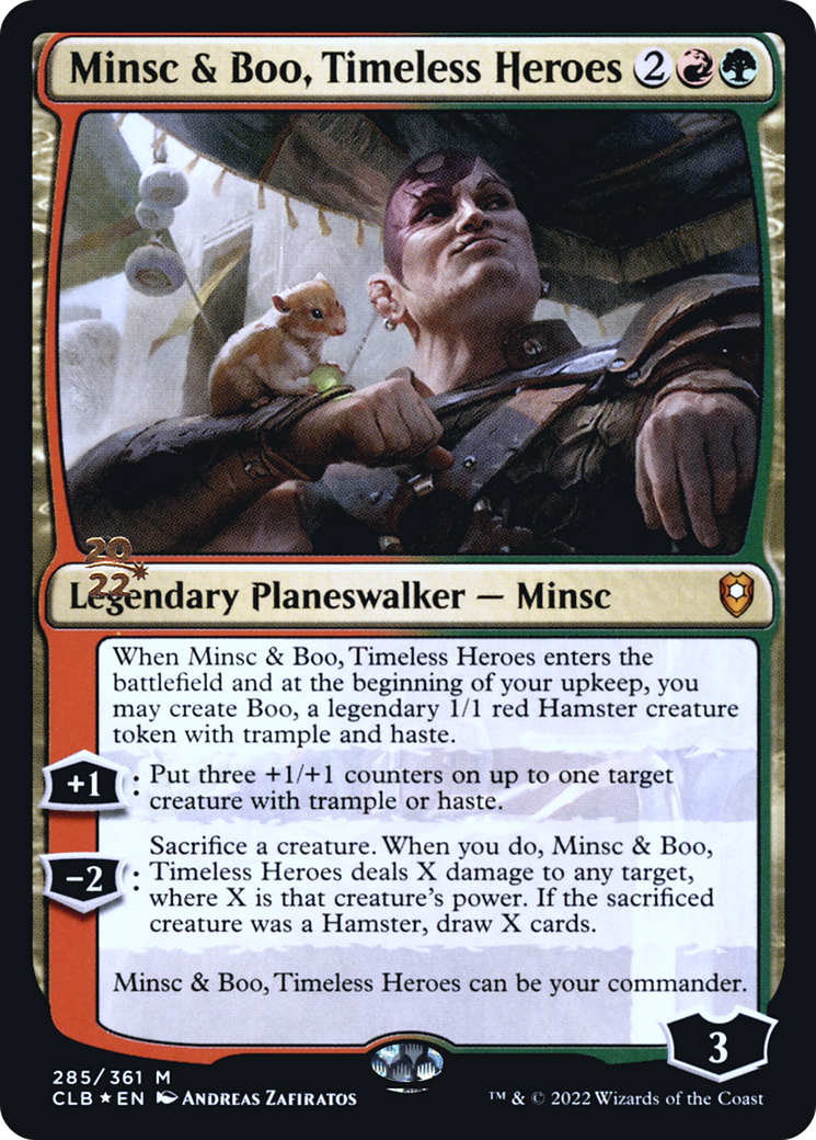 Minsc & Boo, Timeless Heroes (Promo Pack) [The Lost Caverns of Ixalan Promos] | Gaming Infinity