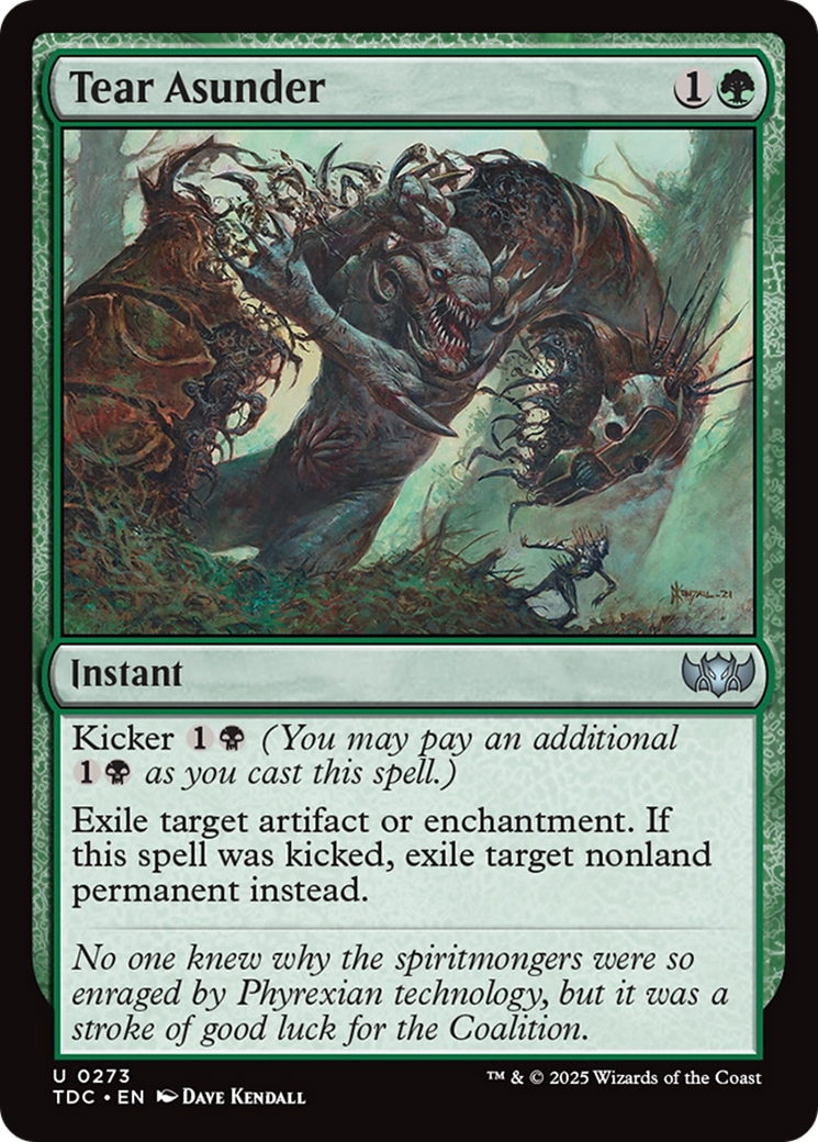 Tear Asunder [Tarkir: Dragonstorm Commander] | Gaming Infinity