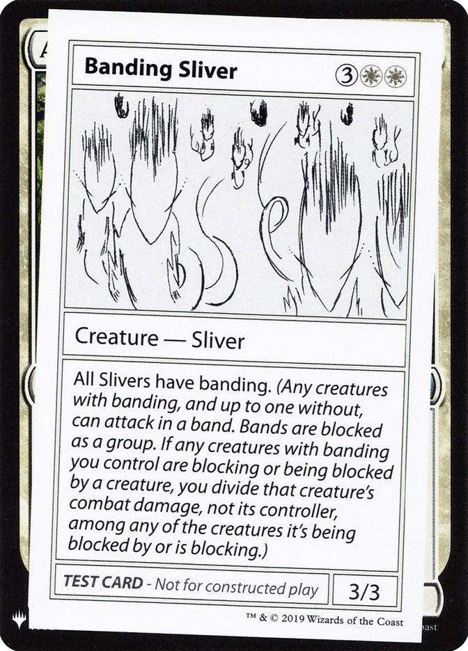 Banding Sliver [Mystery Booster Playtest Cards] | Gaming Infinity