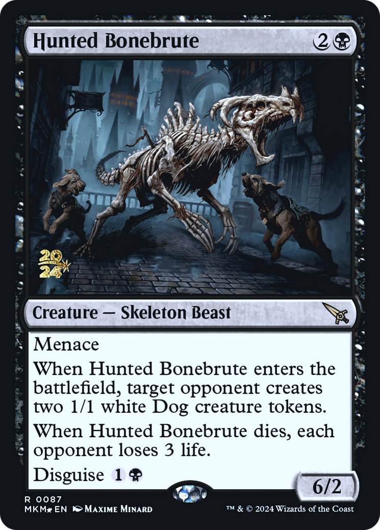 Hunted Bonebrute [Murders at Karlov Manor Prerelease Promos] | Gaming Infinity