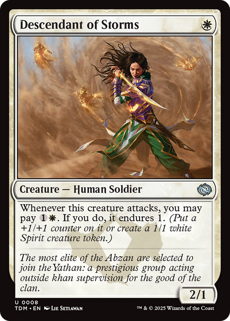 Descendant of Storms [Tarkir: Dragonstorm] | Gaming Infinity