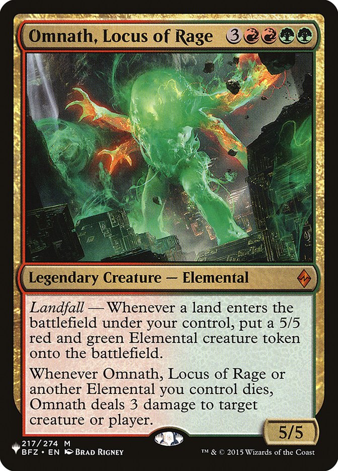 Omnath, Locus of Rage [The List] | Gaming Infinity