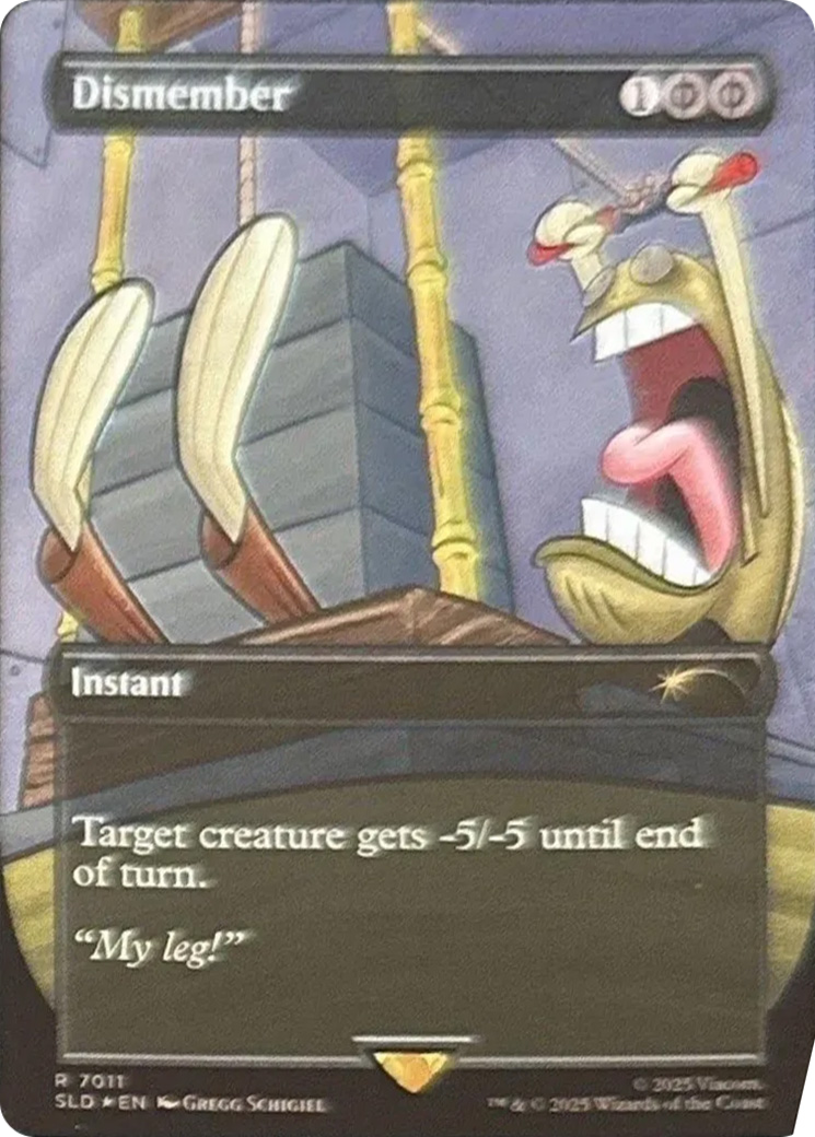 Dismember (7011) (Rainbow Foil) [Secret Lair Drop Series] | Gaming Infinity