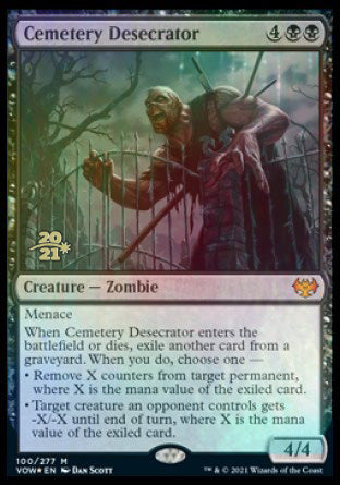 Cemetery Desecrator [Innistrad: Crimson Vow Prerelease Promos] | Gaming Infinity