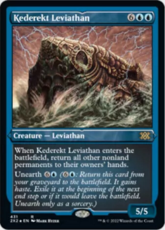 Kederekt Leviathan (Foil Etched) [Double Masters 2022] | Gaming Infinity