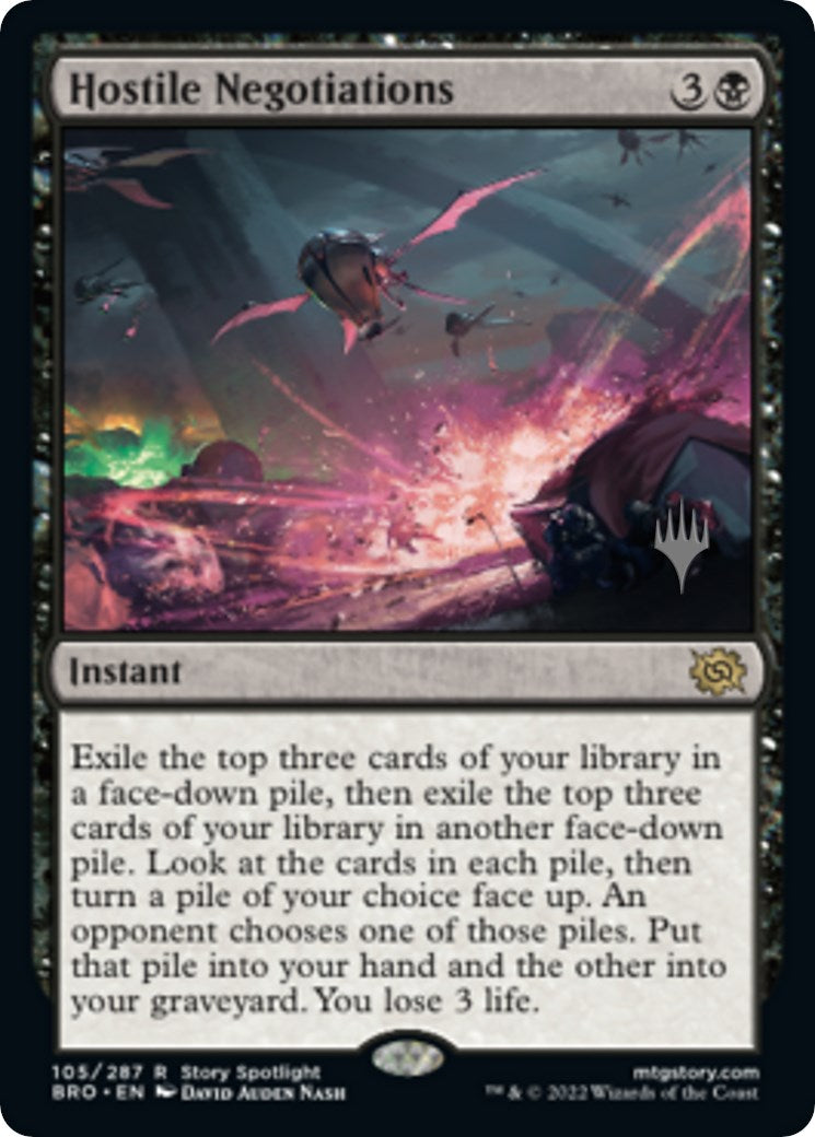 Hostile Negotiations (Promo Pack) [The Brothers' War Promos] | Gaming Infinity