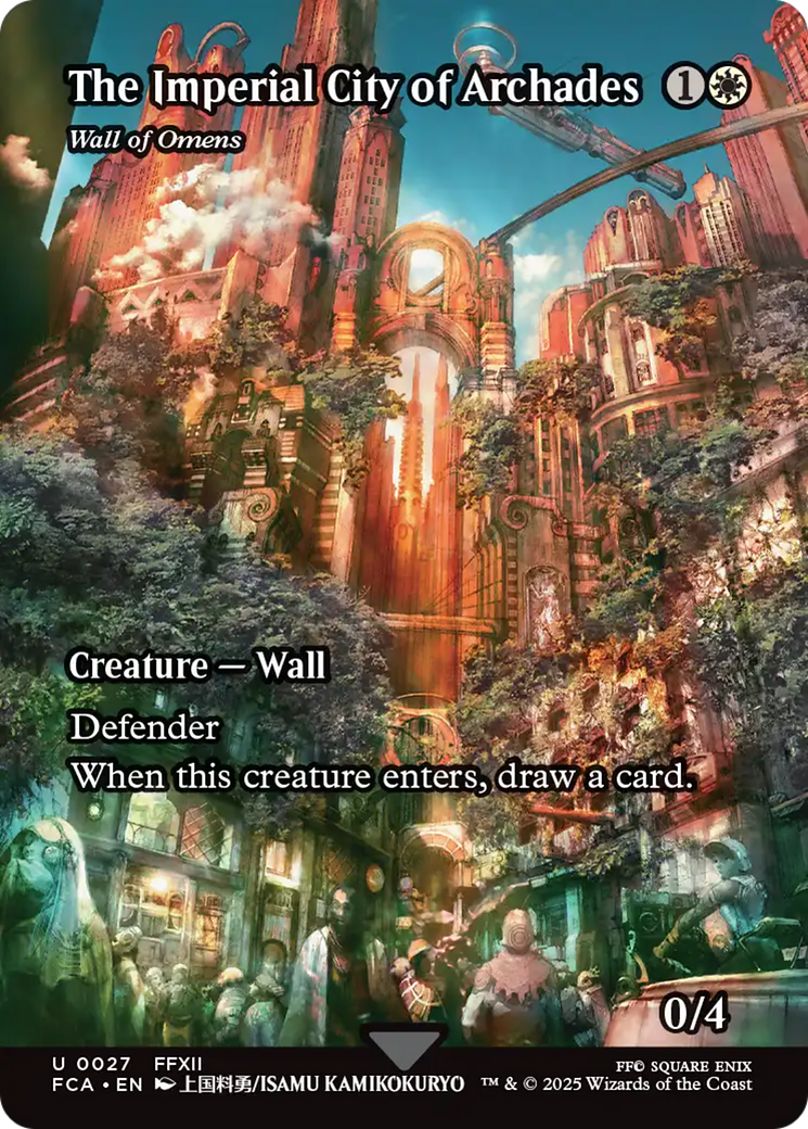 The Imperial City of Archades - Wall of Omens (Showcase) [FINAL FANTASY : Through the Ages] | Gaming Infinity