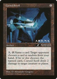 Cursed Scroll (Oversized) [Oversize Cards] | Gaming Infinity